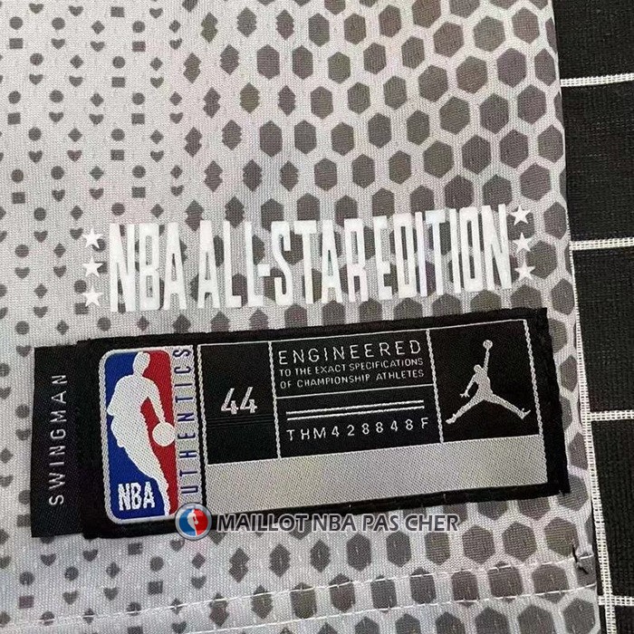 Maillot All Star 2022 Los Angeles Lakers LeBron James NO 6 Gris